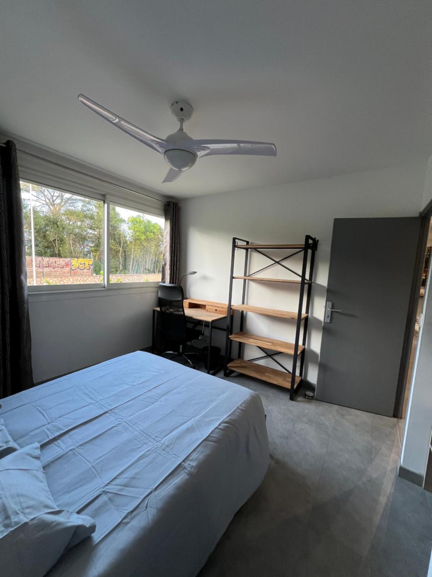 Chambre Avec Salle D'Eau Privee Dans Appartement Partage 200 M Du Tram Montpellier Habitación foto
